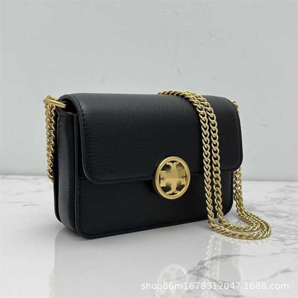 

55% off designer bag 2024 early launch tb new women's litchi pattern cowhide single shoulder crossbody portable chain organ small squar