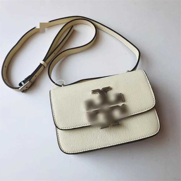 

52% off designer bag 2024 early launch tb women's new litchi pattern one cross shoulder golden brick clean and stylish classic versatil