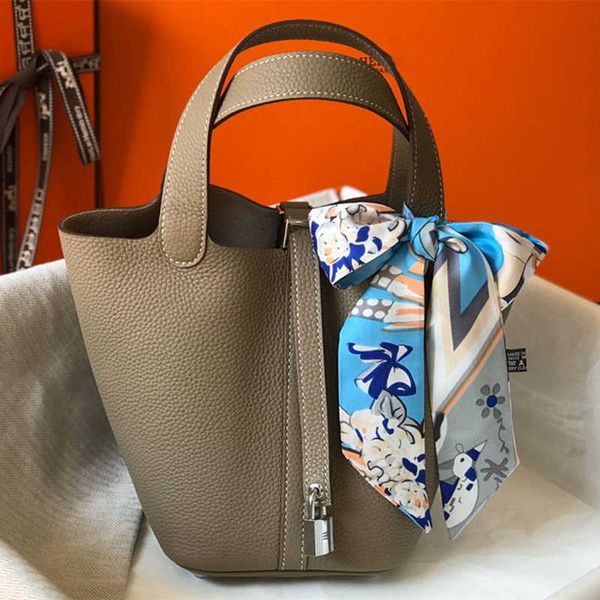 

7a designer bags picotin lock bag food basket bucket handbag fashion classic women's genuine leather bag luxury custom made 8x5f