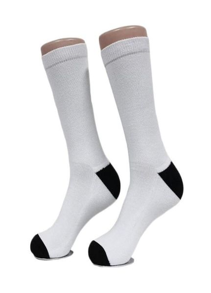 

10pairs sublimation diy blank white men sockings size 1820cm1882161, Black
