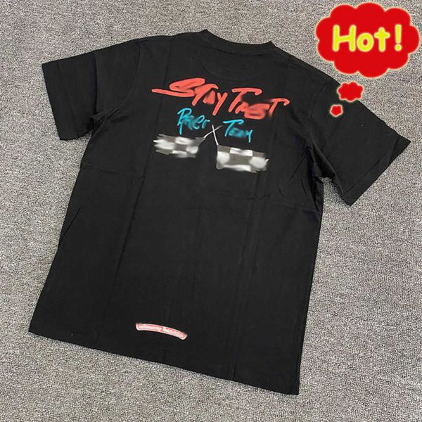 

mens luxury fashion t shirt brand tshirts designers men women tees horseshoe sanskrit cross print classics cotton tshirt casual short sleev, White;black