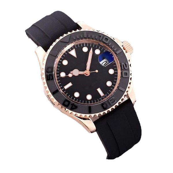 

automatic watch ceramics bezel watch luxury watches for mens mechanical montre de luxe sapphire wristwatch stainless steel aaa luminous wate, Slivery;brown