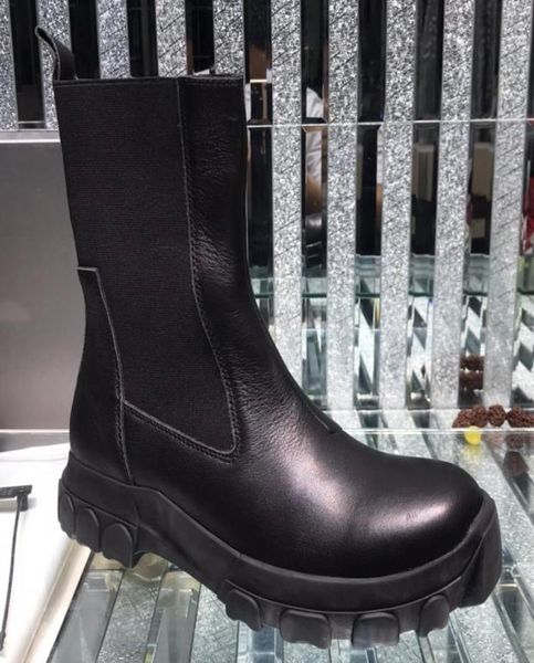 

running shoes men039s women us 12 13 owens casual rick sports real leather high sneakers storm outdoor chaussures de design9252674, Black