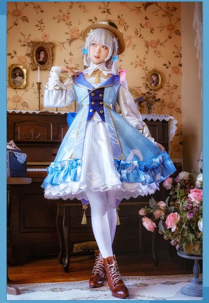 

genshin impact witch kamizato ayaka cosplay costume, Black;red