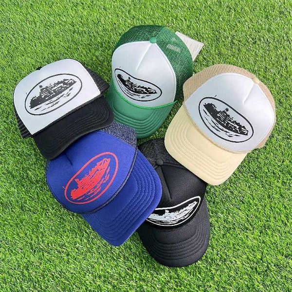 

hat 2023 ship trucker printed ball caps sunscreen hats fashion hip hop hat with, Blue;gray