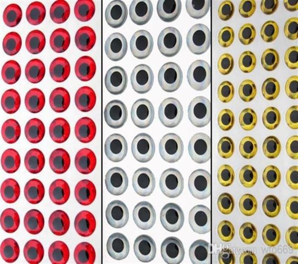 

1080 pcs 3d fish eyes fly tying lure making craft large size280e20936976680486