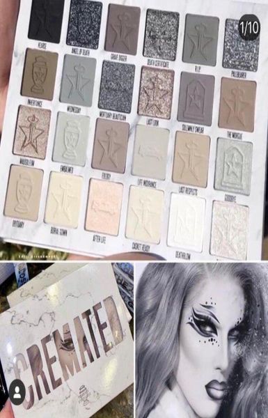 

js cremation 24 colors eyeshadow palette grey brown matte pressed powder j star eye shadows8941395