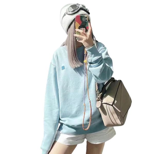 

designer sweatshirt mens sweatshirt men women pullover shirt long sleeve round neck sweater lovers cotton loose classic sweatshirt s-xl, Black