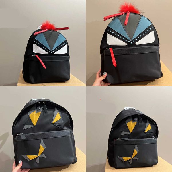 

monster eyes backpack casual designer bag commuter nylon zipper backpack fashion backpack 230815