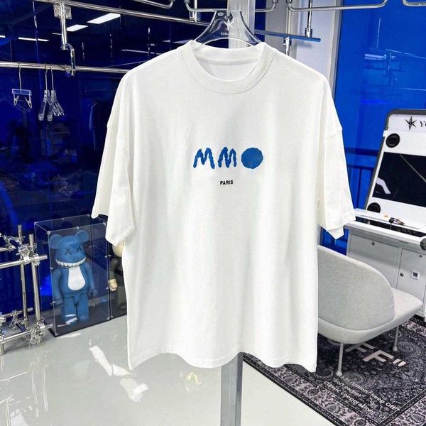 

mm printed cotton tee men women tshirts designer tshirt round neck sweatshirt summer short sleeved t-shirt fashion casual sweatshirt 4xl 5xl, White;black