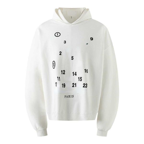 

number printed hoody women hoodies designer hoodie casual sweatshirt oversize shirt womens hooded sweaters correct version clothing, Black