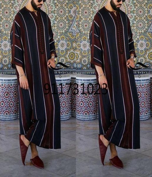 

ethnic clothing 2022 eid ramadan dress muslim fashion clothes man caftan loose casual abaya men modest youth robes qamis homme isl2272071, Red