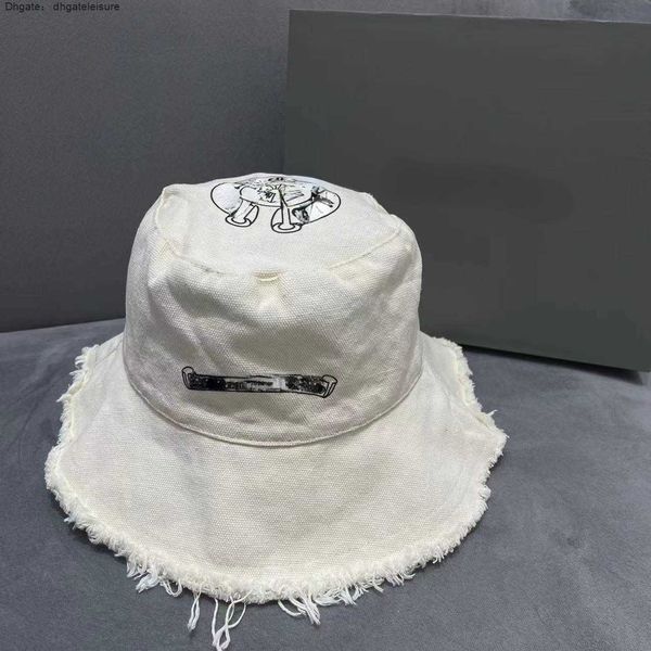 

hole washed edge big brimmed fisherman hat yuppie street concave shape sunscreen hat woman, Blue;gray