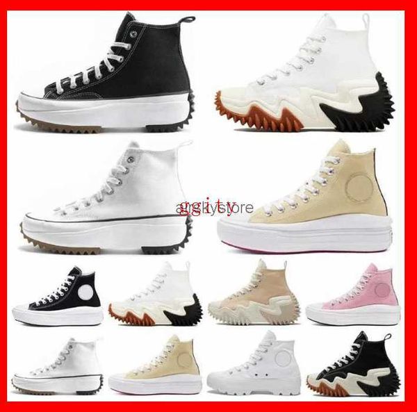 

canvas shoes sneaker men women shoes casual shoes sneaker thick bottom platform shoes designer black white run star motion shoes 004