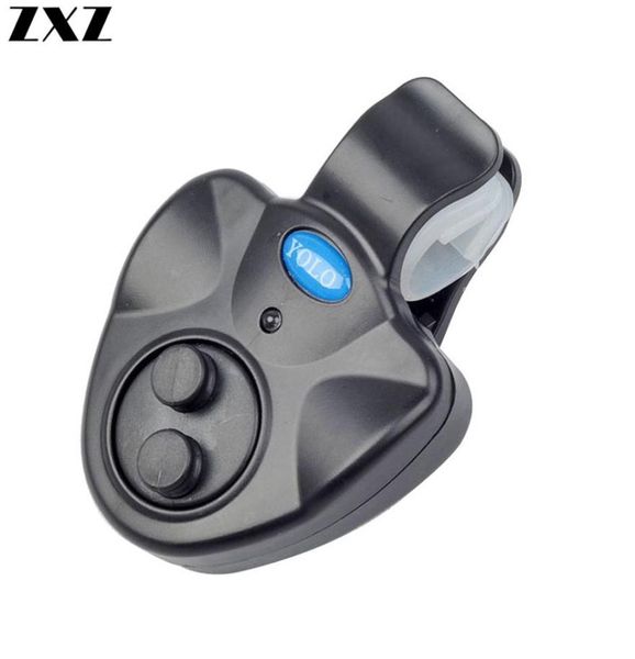 

outdoor carp fishing electronic indicator fish bite sound olta alarm set bell buzzer on rod with night indicator led light pesca289469269