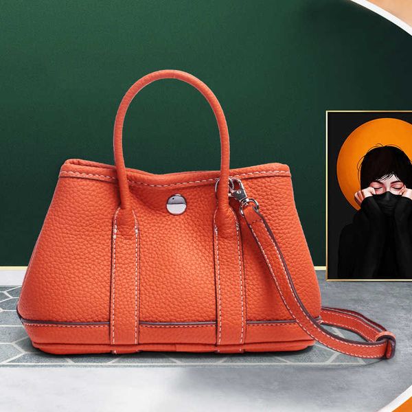 

classic tote bags garden party guangzhou pu women's bag litchi temperament mini diagonal straddle simple versatile handbag 9oaa