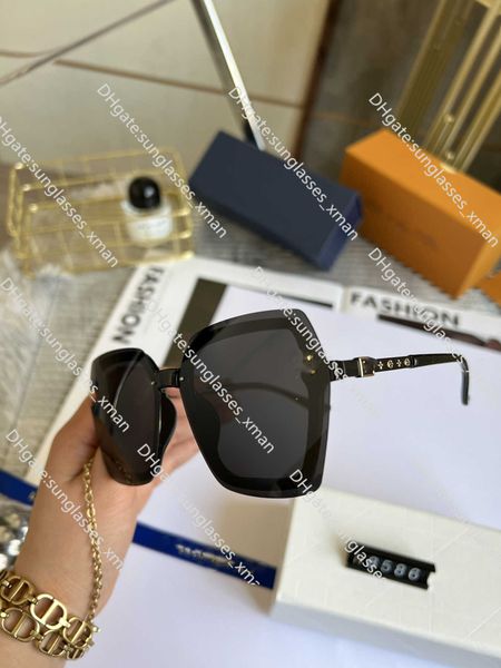 

fashion designer cool sunglasses 2023 new polarized sunglasses box driving street p women's tidetqbd, Black
