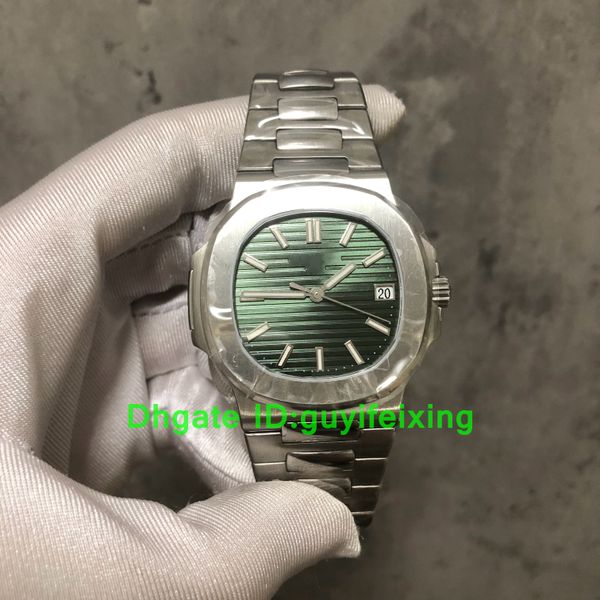 

super version men watch cal.324 movement thickness 8.6mm automatic watches real p mens 5711/1a-014 green texture dial 5811 mechanical men&#0, Slivery;brown
