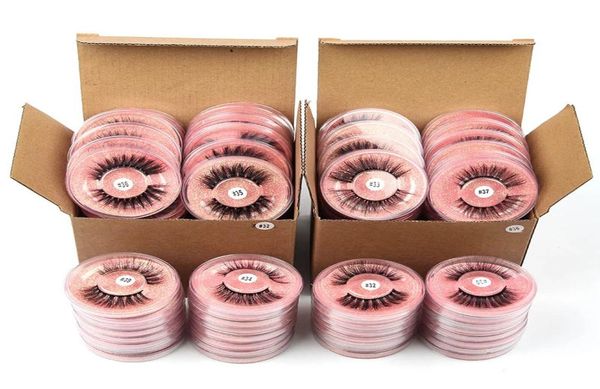 

mink lashes whole faux cils false eyelash eye natural long fake fluffy wispy 3d eyelashes soft thick handmade circle lash case4195531