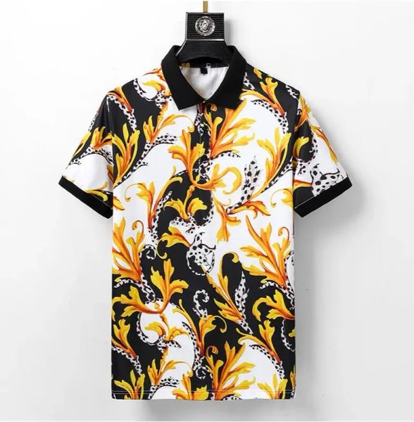 

summer mens polos shirt designer t shirts short polo man with stripe neck tshirts streewears short sleeves, White;black