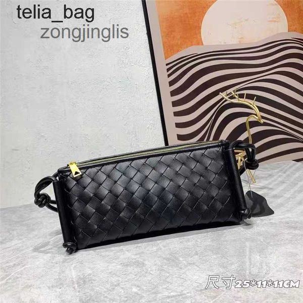 

leather woven bottegaas bag hand cow casual venetaes fashion triangle armpit versatile designer high-grade bags shoulder cross body handbag