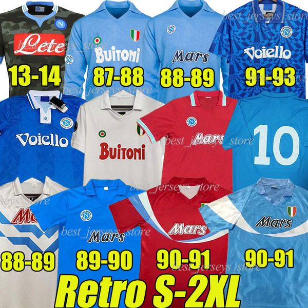 

1987 1988 napoli retro soccer jerseys 86 87 88 89 90 91 93 94 13 14 naples coppa italia ssc napoli maradona vintage calcio kit classic vinta, Black;yellow
