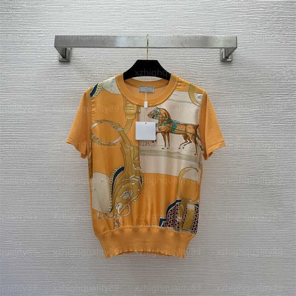 

t shirt womens r tshirt women clothes pattern printed crew neck pullover short sleeve knit summer t shirts designers clothing, White