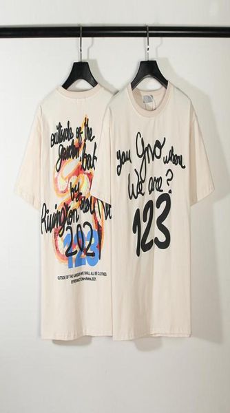 

graffiti short sleeve spring summer tee men and women oversize baggy loose tees8186106, White;black