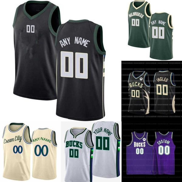 

basketball jersey men women youth milwaukee''bucks''custom brook 11 lopez jrue 21 holiday khris 22 middleton giannis 34, Black;red