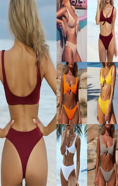 

women swimsuit summer beach high waist swimwear female bather bathing suit swim bodysuit bikini6889718, White;black