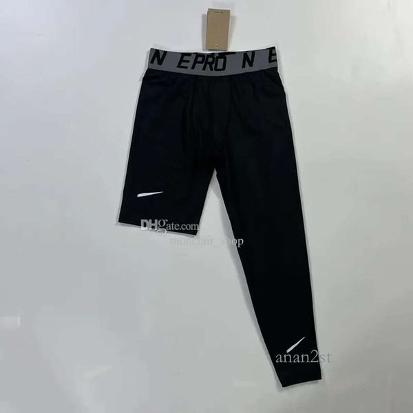 

mens pants tech fleece designer pants american capri tights fiess and shorts running sweatpants quick dry breathable high street, Black