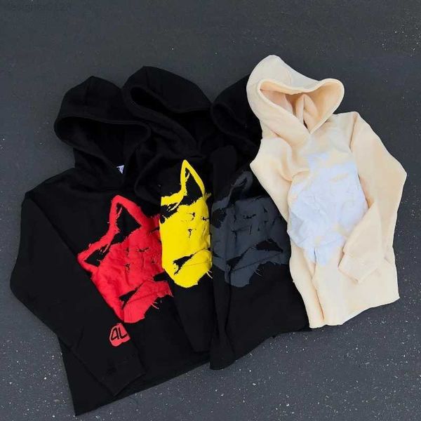 

harajuku hip hop graphic print oversized hoodie sweatshirt women men new casual punk loose clothes streetwear y2k hoodies, Black