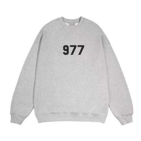 

essentialhoodie designer warm hoodie men's pullover sweatshirt black white gray male and female couple style casual simple printed alph