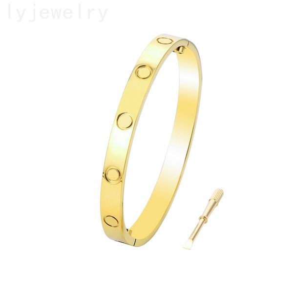 

love braceletes luxury jewlery designer for women valentine s day gift plated silver gold bangle alloy material vintage western men bracelet, Black