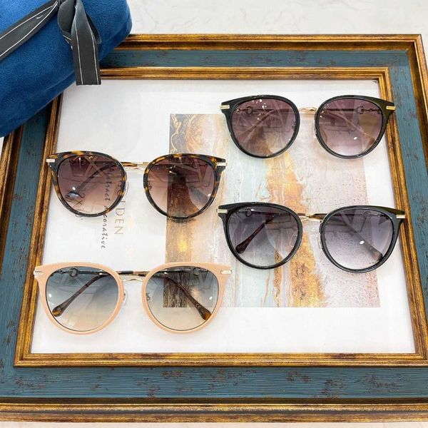 

22 new style g family plate for women net red fashion street ps horse buckle sunglasses 1015 uv protection, White;black