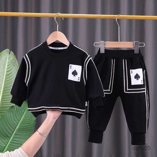 

clothing sets fashion autumn infant clothing sports cotton hoodies pants 2pcs/sets children toddler tracksuit baby boys clothes suit 0-5 yea, White