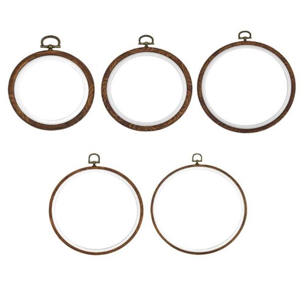 

hand embroidery hoop wooden circle frame for cross stitch embroider needle arts diy tools10cm14cm17cm218cm26cm3804464, Black