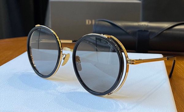 

dita sunglasses ultra light pure titanium men's round frame glasses designer handmade vintage plate frame sunglasses, White;black