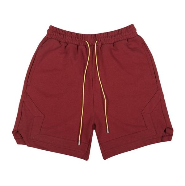 

2022 fashion summer usa twill long drawstring shorts women men high street middle jogging pants92003686530668, White;black