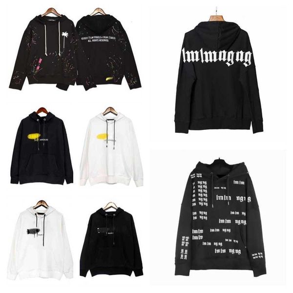 

designer womens hoodies mens designer palm angel tracksuit sweatshirts tuta sportiva men sets track suit coats man jackets pants sweatsuits, Black