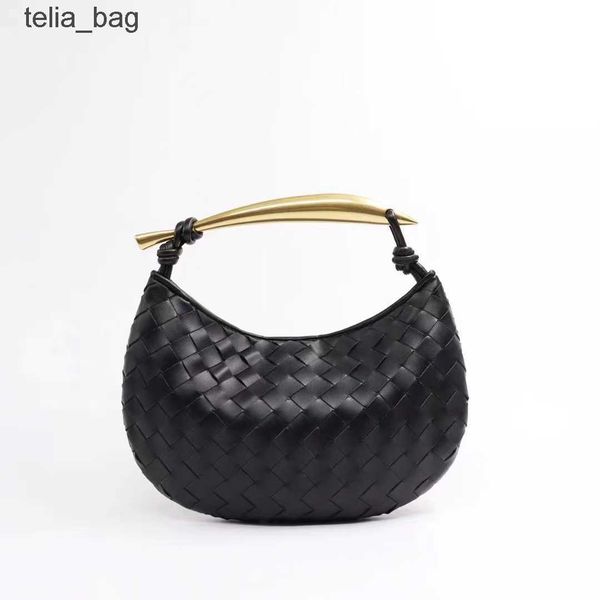 

leather bags large 2023 handbag bottegaas month venetaas pleated sardine soft cow woven designer bag capacity casual underarm 9mc4