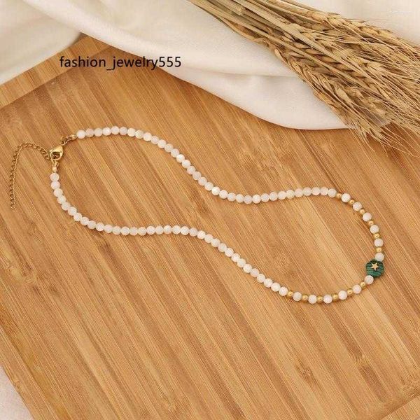 

chokers choker fashion female stainless steel love heart geometric charm pearl beads pendant necklace jewelry gift, Golden;silver
