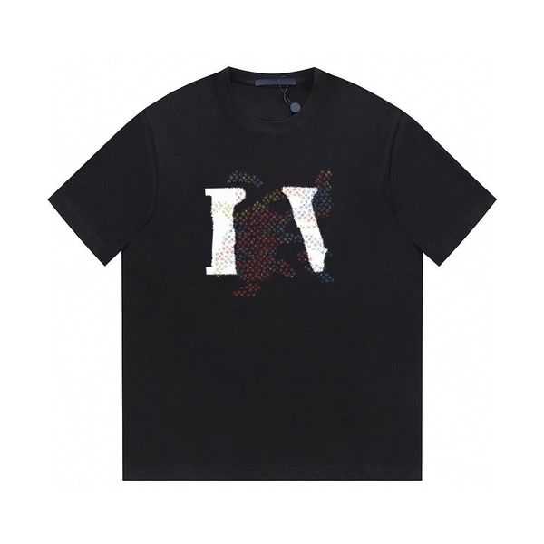 

men's plus tees & polos round neck embroidered and printed polar style summer wear with street pure cotton t-shirts 630, Black