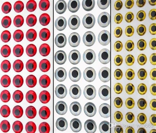 

1080 pcs 3d fish eyes fly tying lure making craft large size280e20936979021556
