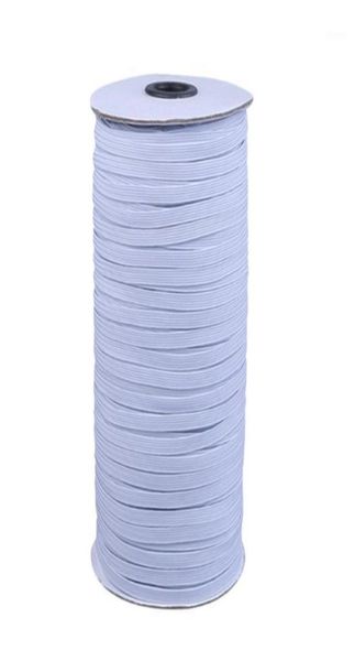 

200 yards length 012 inch width braided elastic band cord knit band for sewing diy mask bedspread18108551, Black