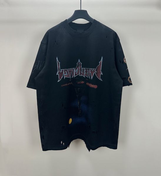 

men's plus tees & polos round t-shirt plus size neck embroidered and printed polar style summer wear with street pure cotton 4e2r, Black;brown