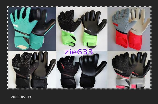 

professional goalkeeper gloves without finger protection gk phantom elite latex goal keeper luvas whole4665453, Black