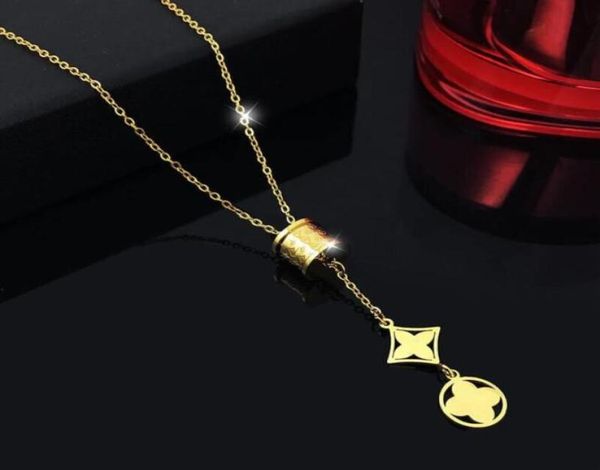 

pendants gold love necklace fashion silver plated letter simple heart titanium valentine039s day lovers chain jewelry wedding986433199923