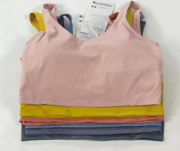 

yoga clothes align women039s sports vest uback bra fitness jogging with lined breast pad gym underwear tank 1305752, White