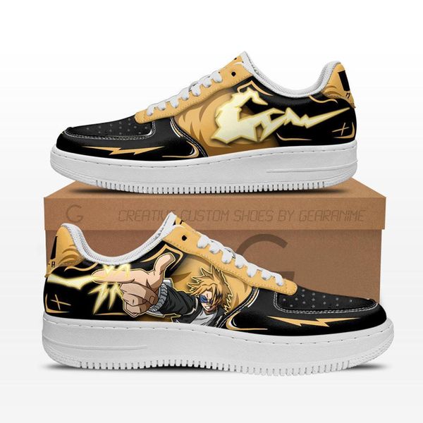 

fashion men women anime casual shoes denki air sneakers italy luxurious low manga leather designer couple custom animes running athletic sho, Black